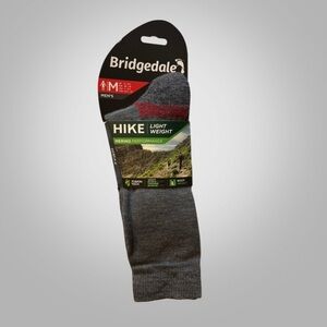 Bridgedale Men's Lightweight Boot Height-Merino Endurance Socks